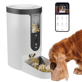 Alimentador Automático com Câmera para Cães e Gatos – Newpet 4L com Wi-Fi e Controle por App