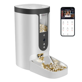 Alimentador Automático com Câmera para Cães e Gatos – Newpet 4L com Wi-Fi e Controle por App