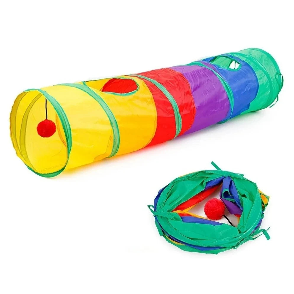 Túnel para Gatos – Brinquedo Interativo para Estímulo e Diversão