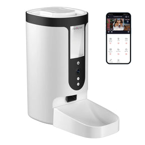 Alimentador Automático com Câmera para Cães e Gatos – Newpet 4L com Wi-Fi e Controle por App